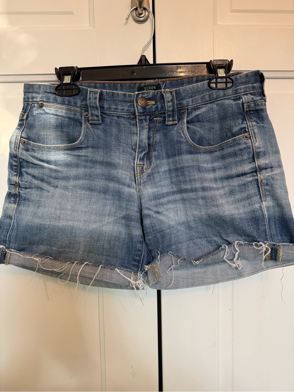 J. Crew Light Blue Distressed Denim Cutoff Shorts